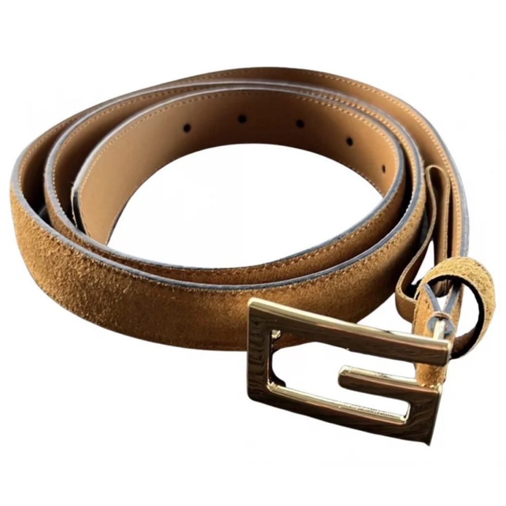 NWOT Gucci Suede Belt With G Buckle 105 / 42